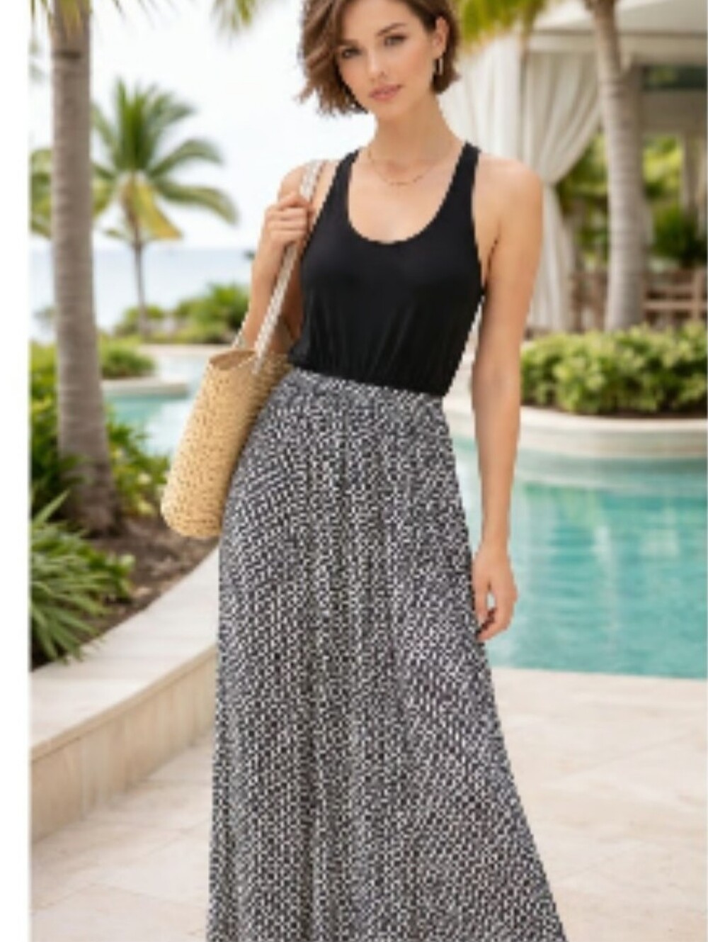Victoria's Secret Racerback Lounge Maxi Dress Vacation Resort Size Small